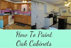 Remove cabinets from the room. How To Paint Oak Cabinets My Repurposed Life Rescue Re Imagine Repeat