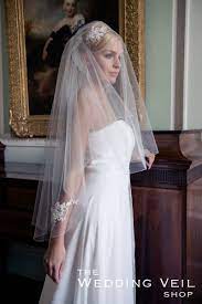 Wedding Veil Cassandra Cassandra Is A Gorgeous Two Layer Hip Length Veil With A Pencil Fini Wedding Veils Lace Wedding Veils Short Backless Lace Wedding Dress
