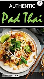 A Quick And Easy Recipe For Authentic Pad Thai It S Better Than Your Local Thai Restaurant Debbienet Com Pad Thai Pad Thai Recipe Pad Thai Recipe Authentic