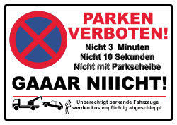 3 welche arten von parkverboten gibt es? Schilder Himmel Der Schildershop Www Schilderhimmel De