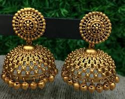 Latest gold jhumka design unique gold jhumka design 2021 Golden Jhumka Designs