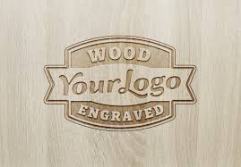 Boost your creativity by accessing our collection of psds and graphic resources. Wood Engraved Logo Mockup 2 Graphicburger