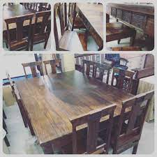 for sale wood dining table for 10 person classic size 220x150 price 270 bd للبيع طاولة طعام خشب طب beauty room decor dining table rustic dining table