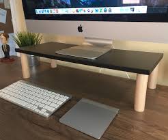 I use mine for my standing desk so it raises the screen up to the appropriate level for me.you can do it! 9 Diy Computer Monitor Riser Stand 4 Steps With Pictures Instructables