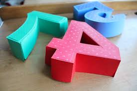 Download 3d Number Boxes Pazzles Craft Room
