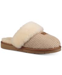 Ugg Women S Cozy Knit Slippers Reviews Slippers Shoes Macy S Shearling Slippers Ugg Cozy Knit Slippers Cozy Knits