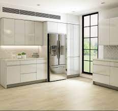 With a great modern look that's still casual, they have become one of our best sellers among our many kitchen cabinets we have in stock. Lacquer White Frameless Kitchen Cabinets Rta Cabinet Store