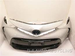 Universal car front deflector spoiler splitter diffuser bumper canard shovels (fits: 2015 Toyota Prius V Bumper Cover Front 53 Used A Grade