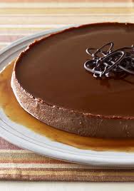 Flan De Queso Crema Y Chocolate Receta Flan De Queso Flan De Queso Crema Dulces