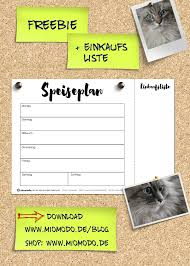 Speiseplan diy / diy speiseplan aus holz ideenwerk : Speiseplan Kostenloser Download Miomodo Diy Blog