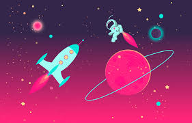 We recommend this vector for using in inspiring campaigns, promos, or messages related to success, good wishes, etc. Cartoon Astronaut And Rocket In Outer Space Background Cosmonaut Drawings Of Friends Astronaut Wallpaper Black And White Cartoon