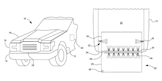 The lights inside the frunk would illuminate when opening the grille, in addition to a button on the keyfob and a switch in the. First Look At The Electric Ford F 150 S Frunk