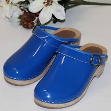 Cape Clogs Girls 34 Made In Sweden Royal Blue