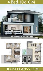 25 rustic modern house design ideas to inspire you. House Design Plans Idea 10x10 With 4 Bedrooms Home Ideassearch House Construction Plan Duplex House Design House Plan Gallery