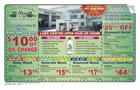 California Oaks Car Wash Coupons Car Wash Coupons Car Wash Coupons