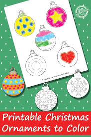 Printable Christmas Ornaments Free Kids Printable Christmas Kindergarten Preschool Christmas Printable Christmas Games