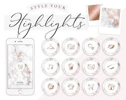 Instagram Story Highlight Icons Instagram Stories Instagram Story Covers Rose Gold Pink Pretty Beauty Highlights Blog Pixie Instagram Highlight Icons Instagram Story Story Highlights