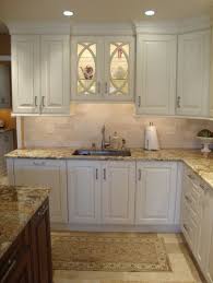 Glass Kitchen Cabinet Doors Above Stove Would Be Cute To Display Old Cookbooks In Kitchen Remodel Layout Condo Kitchen Remodel Cheap Kitchen Remodel