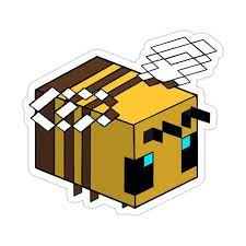 First, open your crafting table so that you have the 3x3 crafting grid that looks like this: . Minecraft Bee Sticker By Gooddocc In 2021 Bee Sticker Bee Drawing Bee Painting