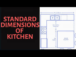 These tend to be the more fun cabinets as you can add lighting, glass, and other features to add more personality to your kitchen. Standard Kitchen Dimensions Youtube