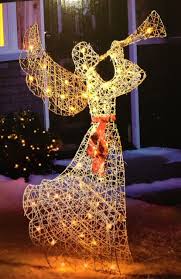 Robot Check In 2020 Outdoor Angel Decorations Angel Decor Outdoor Christmas Decorations Yard