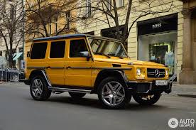 Yellow Mercedes Benz G63 Amg G Wagon Mercedes Cars Rides Auto Iautohaus Mercedes G Wagon G Wagon Mercedes G