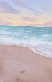Into The Ocean Scenery Wallpaper Art Wallpaper Aesthetic Painting