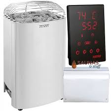 Hot or load, neutral and a ground wire) runs from the control panel directly to the heater through the ceiling or through the wall. Harvia Club 12w 12 6 Kw Electric Sauna Heater Saunasandstuff Com