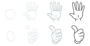 How To Draw Cartoon Hands Cartoon Drawings How To Draw Hands Cartoon Drawings Of Animals