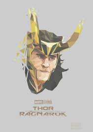 Lowpoly Poster Fanart Thor Ragnarok Vol 3 Loki Visit To Grab An Amazing Super Hero Shirt Now On Sale Loki Poster Loki Marvel Loki Art