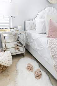 A les indiennes fabric covers the custom bed and armchair. Cozy White Bedroom The Fancy Things How To Make Your Bedroom Cozy White Bedroom Decor Fancy Bedroom