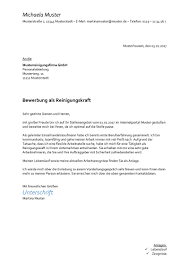 15 Bewerbung Reinigungskraft Vorlage Dosequisseries Com