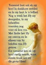 Dankie Liewe Heer Good Night Quotes Special Quotes Afrikaans Quotes