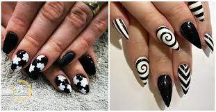 Snow, clouds, birds, hills, what do they have in common however the perfectly chilly white color? 50 Stunning Black And White Nail Designs That Are Easy To Create In 2020