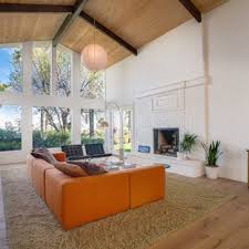 It brought the outside inside. 75 Beautiful Mid Century Modern Living Room Pictures Ideas December 2020 Houzz