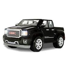 Rollplay Gmc Denali 12 Volt Battery Powered Ride On Vehicle Black Walmart Com In 2020 Gmc Sierra Denali Toy Cars For Kids Gmc Trucks Sierra