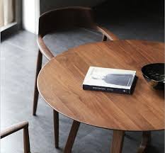 Influenced by the work of the french modernists, this table features figured walnut veneer, in a radial slip match. Modern Round Wooden Coffee Table With X Base For Coffee Shop Use China Wooden Table Modern Furniture Table Made In China Com