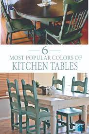 Painted Furniture Ideas 6 Great Paint Colors For Kitchen Tables Painted Furniture Ideas