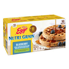 Naturally flavored with other natural flavors. Nutri Grain Blueberry Eggo Waffles Kellogg S 10 Ct Delivery Cornershop By Uber