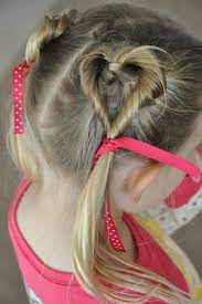 Wanna Try This To Rains Hair For Valentines Day Valentine Hair Hair Styles Kids Hairstyles