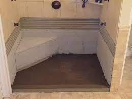 How To Build Concrete Shower Pan For Tile Building A Shower Pan Concrete Shower Pan Concrete Shower
