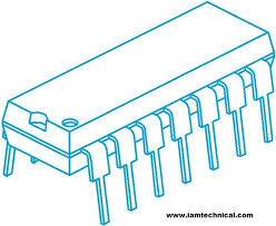 14 Pin Lead Plastic Dual In Line Integrated Circuit Isometric Iamtechnical Com Isometric Isometric Drawing Dual
