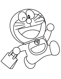 Painting and coloring doraemon | how to paint and color doraemon. Doraemon With Little Twins Of Him Coloring Pages Netart Free Photos