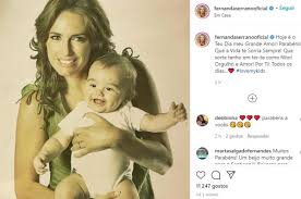 Quais os pormenores da relação com ricardo serrano? Fernanda Serrano Festeja Aniversario De Santiago Que Sorte Tenho Em Ter Te Como Filho