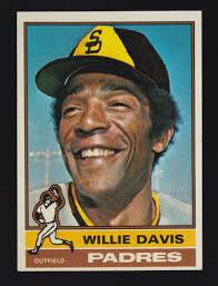 1976 TOPPS BASEBALL SET 265 WILLIE DAVIS SAN DIEGO PADRES NM NR-MT