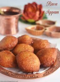 Rava Sweet Appam Recipe Sweet Sooji Appam Recipe Sharmis Passions