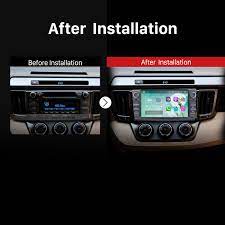 How To Upgrade A 2013 2014 2015 2016 Toyota Rav4 Car Stereo With Dvd Player Gps Navigation System Seicane
