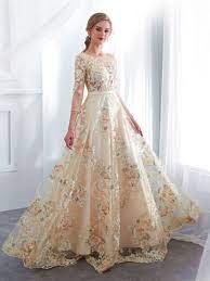 Maybe you would like to learn more about one of these? Vintage A Linie Spitze Brautkleid Champagner Mit Armel