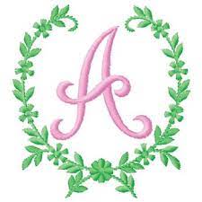 With a huge variety of themes, designs and color combinations, you'll have an . Monogram Alphabet Embroidery Design Annthegran Com