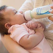 Offering A Breastfed Baby A Bottle